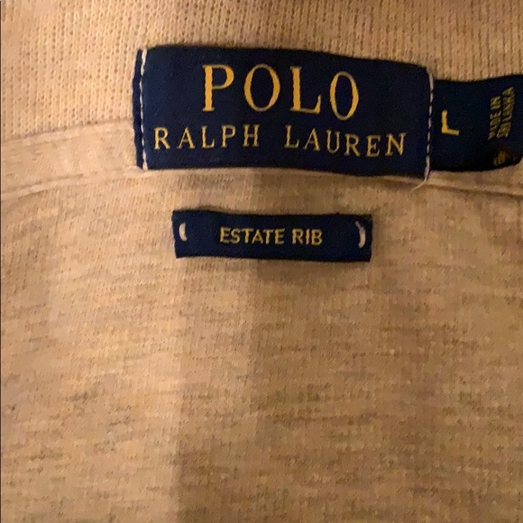Polo Ralph Lauren 3/4 zip up sweater (estate rip) - Picture 4 of 6